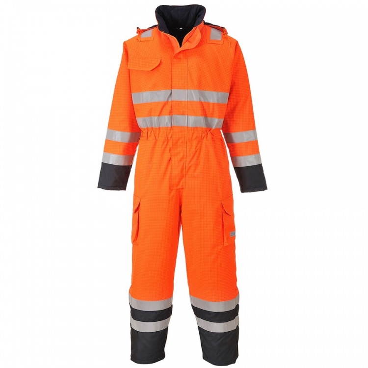 Portwest S775 Bizflame Rain Hi-Vis Multi Coverall 570g